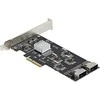 STARTECH.COM SATA PCIe Controller 8 Port - 6Gbit/s SATA PCIe Schnittstellenkarte - PCIe x4 Gen2 zu SATA III - SATA HDD/SSD