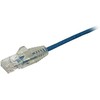 StarTech STARTECH.COM 2.5m Cat6-Kabelis - Schlankes Cat6-Patchkabel - Blau - Snagless- RJ45-Steckverbing - LSZH - 28 AWG Kupferdraht
