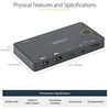 StarTech 2 PRIEDŲ HIBRIDINIS USB-C KVM JUNGIKLIS