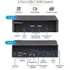 StarTech KVM konsolė StarTech KVM 2 prievadų USB-C KVM jungiklis