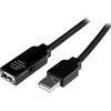 USB laidas Startech USB2AAEXT25M Juoda