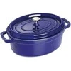 Staub Oval Cocotte, 31cm ketaus, tamsiai mėlyna