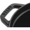 STAUB CAST IRON OVAL POT 4.2L Juodas