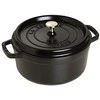 STAUB kepimo indas Round Cocotte, 24 cm, Juodas