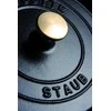 STAUB kepimo indas Round Cocotte, 24 cm, Juodas