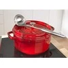 Staub La Cocotte 26cm, apvalus, ketaus, vyšnių raudonas