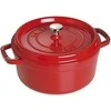 Staub La Cocotte 26cm, apvalus, ketaus, vyšnių raudonas