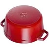 Zwilling Keptuvė - Staub Apvalus Keptuvė 24cm Ketaus Vyšnių Raudona