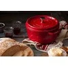 Zwilling Keptuvė - Staub Apvalus Keptuvė 24cm Ketaus Vyšnių Raudona