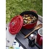 Staub La Cocotte 26cm, apvalus, ketaus, vyšnių raudonas