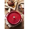 Apvalus ketus puodas Zwilling STAUB 6,7 L, 28 cm, raudonos spalvos