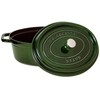 Ovalus ketaus puodas STAUB, 31 cm, 5,5 l, spalva: žalia