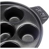 STAUB Keptuvė do ślimaków 24 cm, juoda