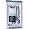 Stealkey Customs Lian Li O11D Mini Front MK2 D5 Distroplate - akrilinis - baltas