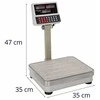 Virtuvinės svarstyklės Steinberg Systems SBS-PW-100 LCD platforminės parduotuvės svarstyklės iki 100 kg
