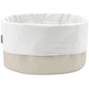 Stelton - Klasikinis duonos maišelis – medvilninis – smėlio/baltas – Ø 23 × aukštis 21 cm