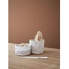 Stelton - Klasikinis duonos maišelis – medvilninis – smėlio/baltas – Ø 23 × aukštis 21 cm