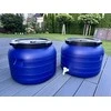 100L APVALINĖ PLASTIKINĖ STATINĖ SU čiaupu