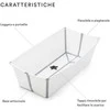 Stokke Flexi Bath - X-Large sulankstoma kūdikio vonelė | Baltas