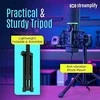 Streamplify RGB Tripod kondensatorinis mikrofonas