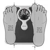 Virtuvinės svarstyklės Salter 484 SFEU12 Magnifying Lens Bathroom Compact Mechanical Scale