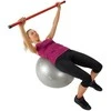 Gimnastikos kamuolys Gymball 75cm violetinis+pakuotė