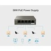 Šakotuvas Tenda TEG1105P-4-63W 5 X 10/100/1000Mbps jungiklis, 4 X PoE, maks. 58W