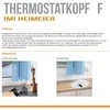 Galvutė termostatinė F (sensor 2m)