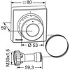 Galvutė termostatinė F (sensor 2m)