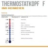 Galvutė termostatinė F (sensor 2m)