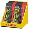 Tajima gumuotas peilis laužomomis geležtėmis 18mm + Razar Juodas atsarginės geležtės (13 vnt)