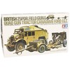 Tamiya – britų 25pdr.field pistoletas ir keturių ginklų traktorius Kanados Ford F.G.T., 1/35, 35044