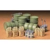 Tamiya Vokiečių kuro statinių ir kanistrų rinkinys 1/35 (35186)