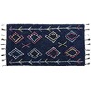 Beliani Lumarko medvilnės kilimas 80 x 150 cm juoda CORUM!
