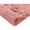 Beliani Kilimas NIGDE raudonas 160 x 230 cm medvilninis