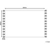Beliani Lumarko medvilnės kilimas 160 x 230 cm raudona NIGDE!