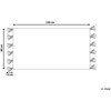 Beliani Lumarko medvilnės kilimas 80 x 150 cm raudona NIGDE!