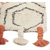 Beliani Medvilnės kilimėlis 80 x 150 cm beige- oranžinė HAJIPUR Lumarko!