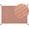 Beliani Kilim MUGLA oranžinis 160 x 230 cm medvilninis