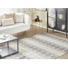 Beliani Lumarko kilimas Wool 200 X 200 Cm Beigepilka Bozov!