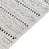 Beliani Vilnonis kilimas 80 x 150 cm smėlio ir juodos spalvos YAZLIK Lumarko!