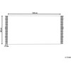 Beliani Vilnonis kilimas 80 x 150 cm smėlio ir juodos spalvos YAZLIK Lumarko!