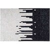 Beliani Odos kilimas 160 x 230 cm juodas ir baltas BOLU