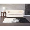Beliani Odos kilimas 160 x 230 cm juodas ir baltas BOLU