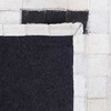 Beliani Odos kilimas 160 x 230 cm juodas ir baltas BOLU
