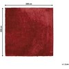 Beliani Raudonas shaggy kilimas EVREN, 200 x 200 cm