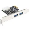LANBERG PCE-US3-002 PCI Express->USB 3.1 GEN1 2 prievadų + žemo profilio