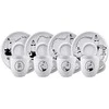 4 espreso puodelių rinkinys BIALETTI CAROUSEL Porcelianas 4x 50 ml Baltas