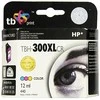 Kasetė rašaliniams spausdintuvams TB Print TBH-300XLCR (CC644EE), 3 spalvos