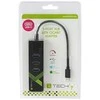 TECHLY 105810 Techly USB-C 3.1 į Gigabit Ethernet RJ45 tinklo adapteris su 3 prievadų USB 3.0 šakotuvu